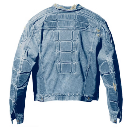 Yeezy Gap Chaqueta Vaquera Acolchada Azul