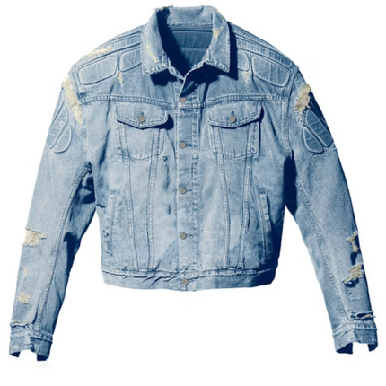 Yeezy Gap Padded Denim Jacket Blue