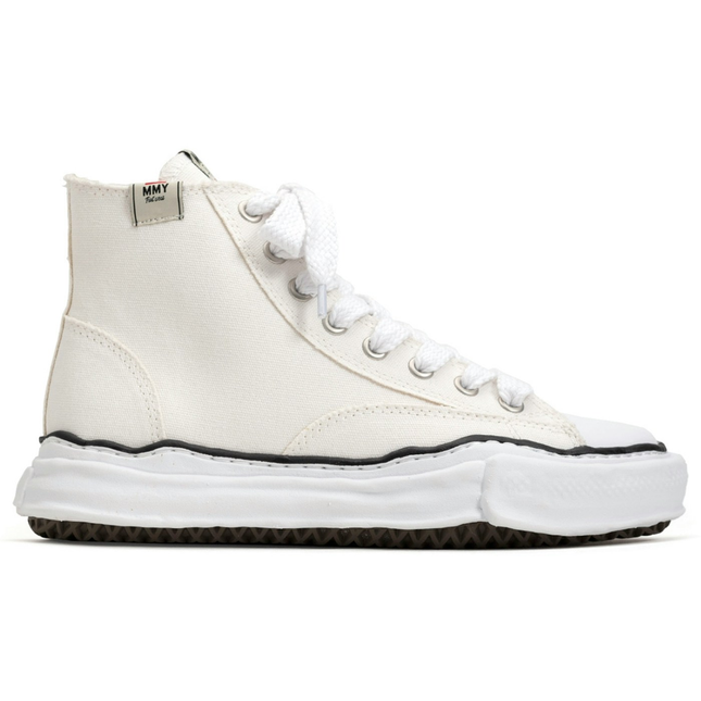 Maison Mihara Yasuhiro Peterson OG Sole Canvas High White A01FW701, vue principale
