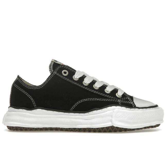 Maison Mihara Yasuhiro Peterson OG Sole Canvas Low Black A01FW702-BLK, vue principale