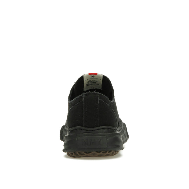 Maison Mihara Yasuhiro Peterson OG Sole Canvas Low Triple Black A01FW702-BLKBLK, arrière