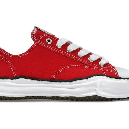 Maison Mihara Yasuhiro Peterson OG Sole Canvas Low Red A01FW702-RED, vue principale