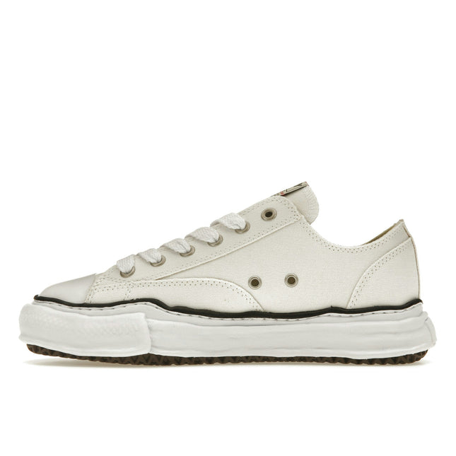Maison Mihara Yasuhiro Peterson OG Sole Canvas Low White A01FW702-WHT, profil intérieur