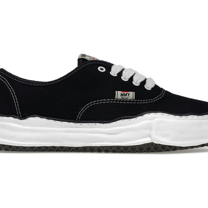 Maison Mihara Yasuhiro Baker OG Sole Canvas Low Black A02FW704, vue principale