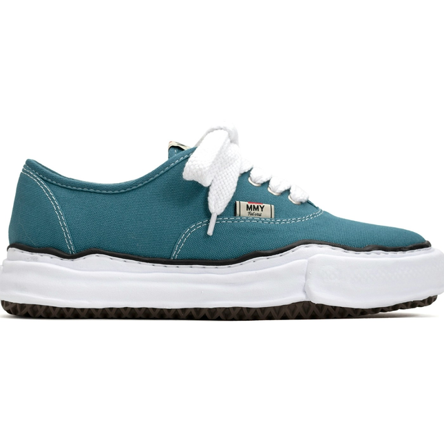 Maison Mihara Yasuhiro Baker OG Sole Canvas Low Blue A02FW704, vue principale