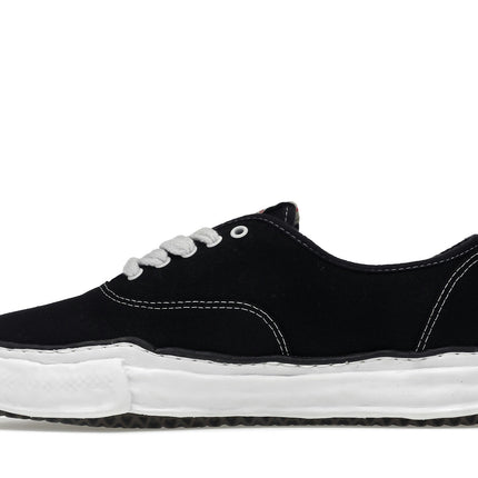 Maison Mihara Yasuhiro Baker OG Sole Canvas Low Black A02FW704, profil intérieur