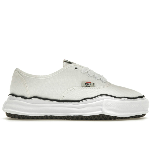 Maison Mihara Yasuhiro Baker OG Sole Canvas Low White A02FW704, vue principale