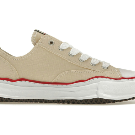 Maison Mihara Yasuhiro Peterson OG Sole Canvas Low Natural A04FW729, vue principale