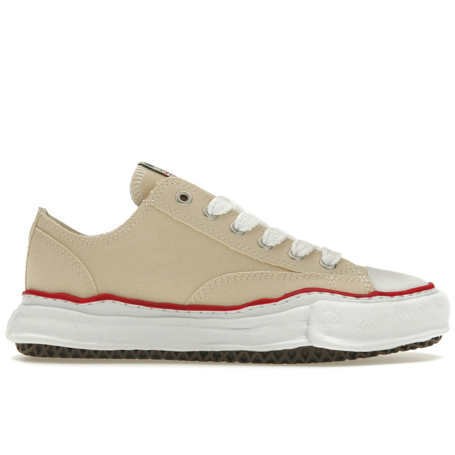 Maison Mihara Yasuhiro Peterson OG Sole Canvas Low Natural A04FW729, vue principale