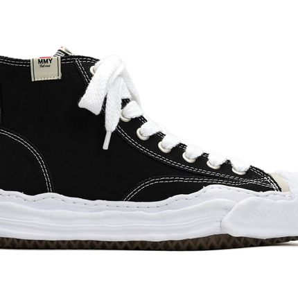 Maison Mihara Yasuhiro Hank OG Sole Canvas Hi Black White A05FW701-BLKWHT, vue principale