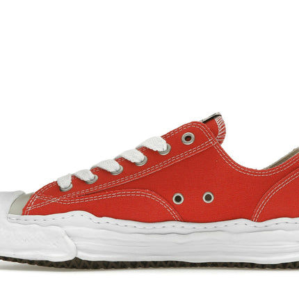 Maison Mihara Yasuhiro Hank OG Sole Canvas Low Orange A05FW702-ORG, profil intérieur