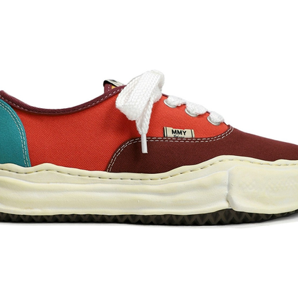 Maison Mihara Yasuhiro Baker OD OG Sole Canvas Low Orange A05FW727, vue principale