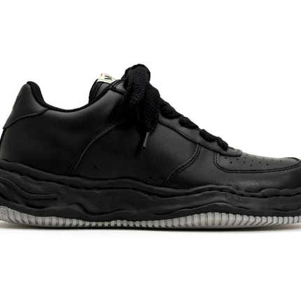 Maison Mihara Yasuhiro Wayne OG Sole Low Black Black A07FW702, vue principale