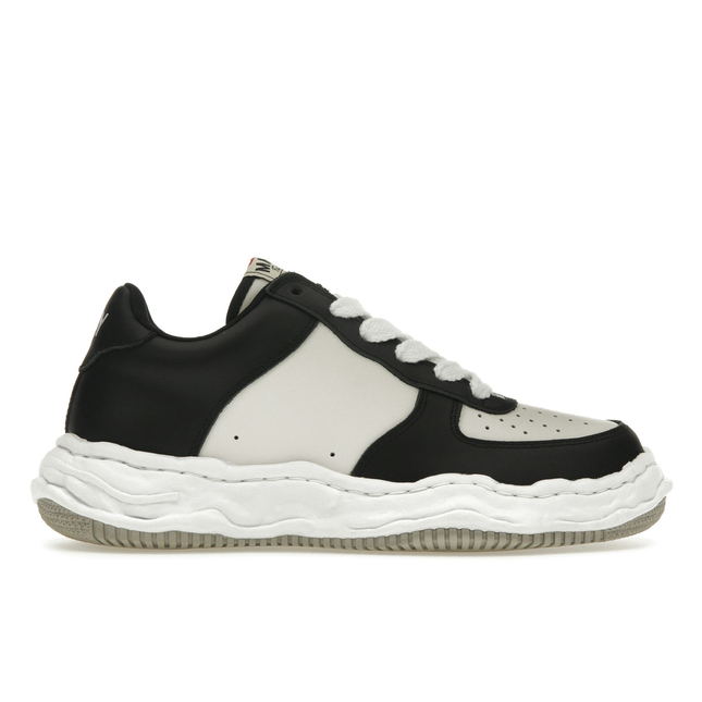 Maison Mihara Yasuhiro Wayne OG Sole Low White Black A08FW706, vue principale
