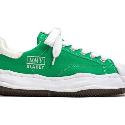 Maison Mihara Yasuhiro Blakey OG Sole Canvas Low Green A08FW735, vue principale