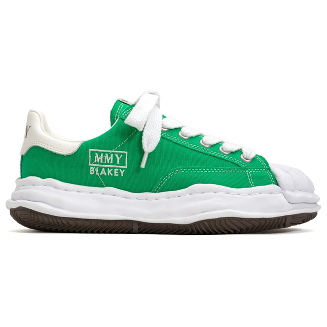 Maison Mihara Yasuhiro Blakey OG Sole Canvas Low Green A08FW735, vue principale