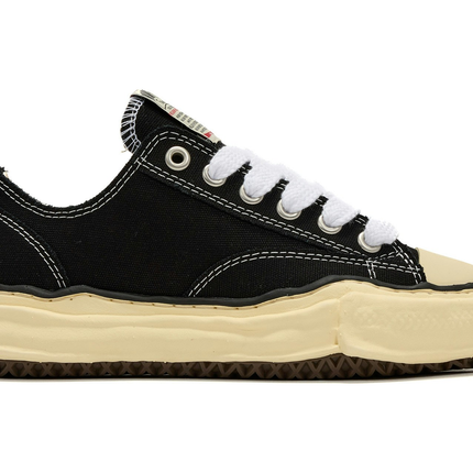 Maison Mihara Yasuhiro Peterson OG Sole Canvas Low Black A09FW733-BLK, vue principale