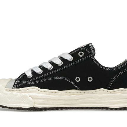 Maison Mihara Yasuhiro Hank Vintage Sole Canvas Low Black A09FW734-BLK, profil intérieur