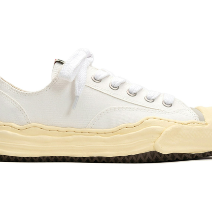 Maison Mihara Yasuhiro Hank Vintage Sole Canvas Low White A09FW734-WHT, vue principale