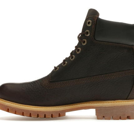 Timberland 6" Premium Boot Waterproof Dark Brown Full Grain Leather A2GFGD33, profil intérieur