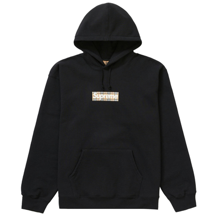 Supreme Burberry Box Logo Hooded Sweatshirt Black a9553bb5-af28-4271-9923-02cefb04a1b0, vue principale