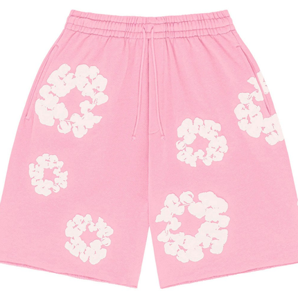 Denim Tears The Cotton Wreath Shorts Pink aa42f027-4299-4ffa-8a78-975adaa06b37, vue principale