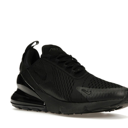 Nike Air Max 270 Triple Black AH8050-005, trois-quarts avant extérieur