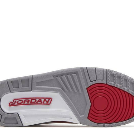 Semelle de la Air Jordan 3 Retro Cardinal Red