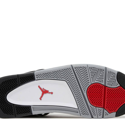 Semelle de la Air Jordan 4 Black Canvas
