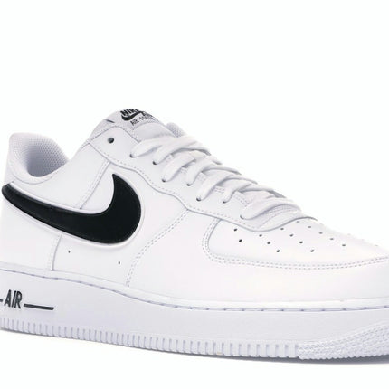 Nike Air Force 1 Low White Black (2018) AO2423-101, trois-quarts avant extérieur