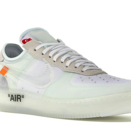 Nike Air Force 1 Low Off-White AO4606-100, trois-quarts avant extérieur