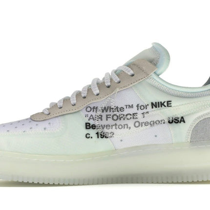 Nike Air Force 1 Low Off-White AO4606-100, profil intérieur