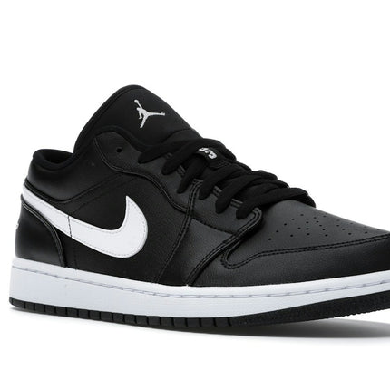 Air Jordan 1 Low Black White AO9944-001, trois-quarts avant extérieur