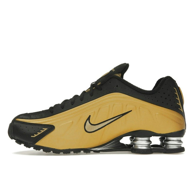 Nike Shox R4 Black Metallic Gold AR3565-005, profil intérieur