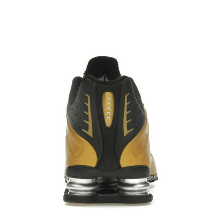 Nike Shox R4 Black Metallic Gold AR3565-005, arrière