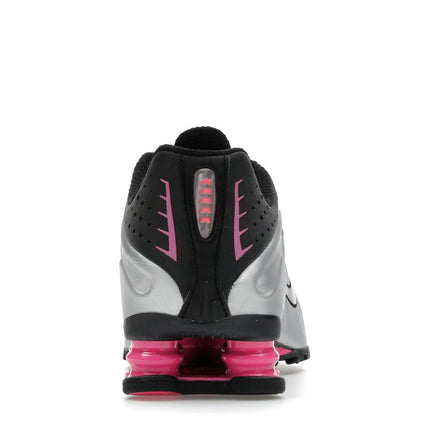 Nike Shox R4 Black Metallic Silver Pinksicle AR3565-012, arrière
