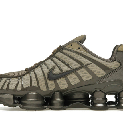 Nike Shox TL Khaki Ironstone Off Noir AR3566-201, profil intérieur