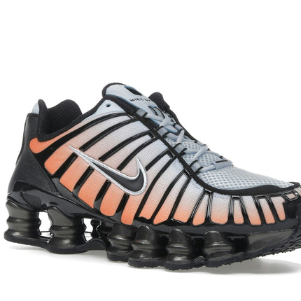 Nike Shox TL Blue Tint Orange AR3566-401, trois-quarts avant extérieur