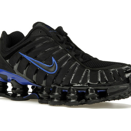 Nike Shox TL Black Racer Blue AV3595-007, trois-quarts avant extérieur