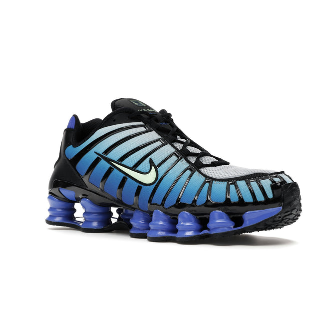Nike Shox TL Vapor Green Racer Blue AV3595-009, trois-quarts avant extérieur