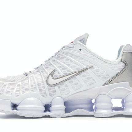 Nike Shox TL White Metallic Silver AV3595-100, profil intérieur