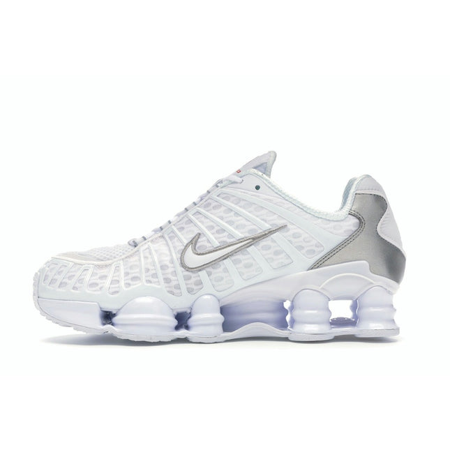 Nike Shox TL White Metallic Silver AV3595-100, profil intérieur