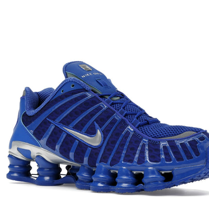 Nike Shox TL Hyper Royal AV3595-400, trois-quarts avant extérieur