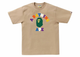 Bape Colors College Tee (SS24) Beige b8f601f8-2142-4f9a-a4e5-f403c9349932, vue principale