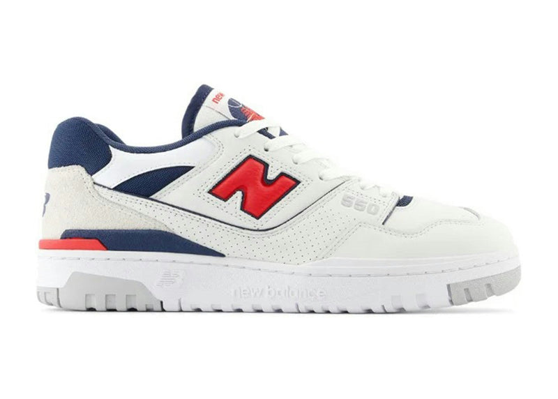 New Balance 550 White Navy Red