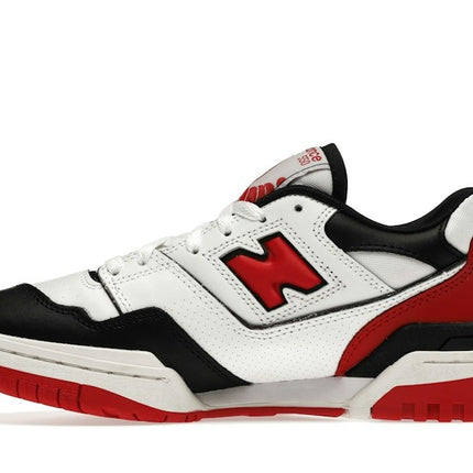 New Balance 550 White Red Black BB550HR1, profil intérieur