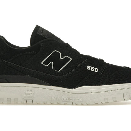 New Balance 550 Black Canvas BB550MDB, vue principale