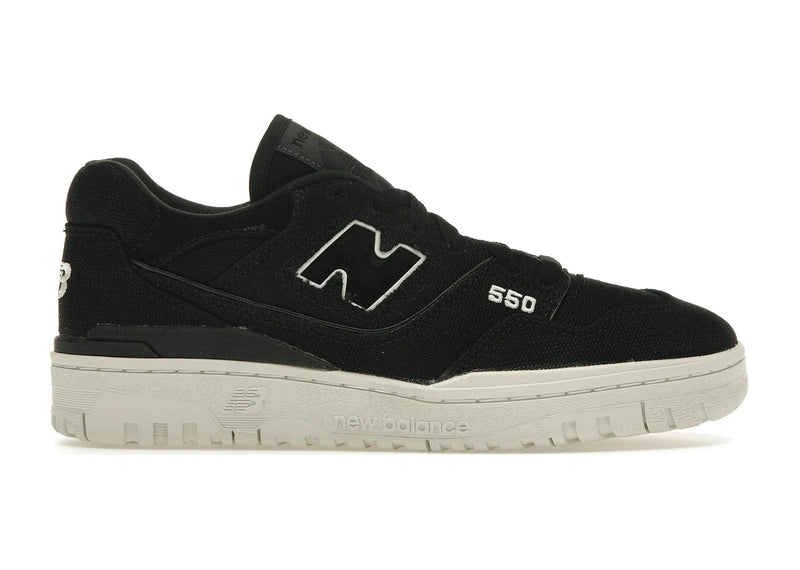 New Balance 550 Black Canvas
