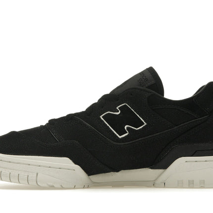 New Balance 550 Black Canvas BB550MDB, profil intérieur
