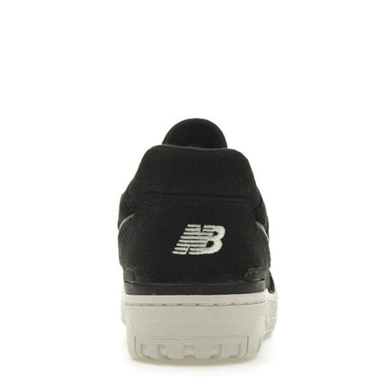 New Balance 550 Black Canvas BB550MDB, arrière